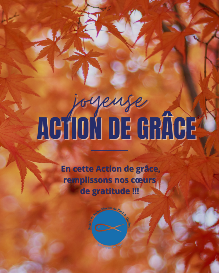 Joyeuse Action de Gr&acirc;ce &agrave; toutes et tous!!